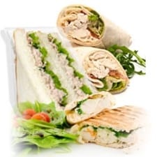 sandwiches et aliments frais dans nos machines distributrices